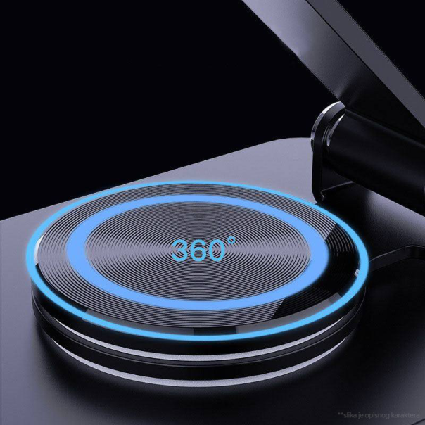Kucni punjac Wireless 15W rotirajuci beli - 214212