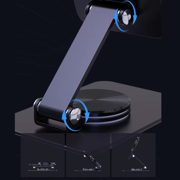Kucni punjac Wireless 15W rotirajuci crni - 217368