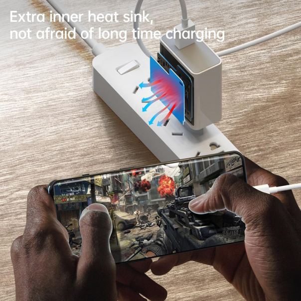 Kućni punjač Xiaomi PD 120W sa kablom USB na Type-C beli EU - 603463