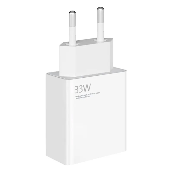 Kućni punjač Xiaomi PD 33W sa kablom USB na Type-C beli EU - 603461