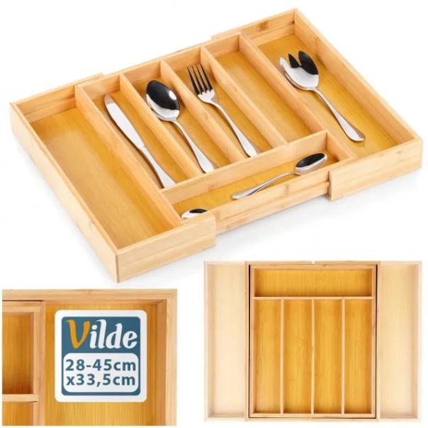 VILDE Podesivi organizator za escajg 28-45x33.5cm - KUH000036A00000