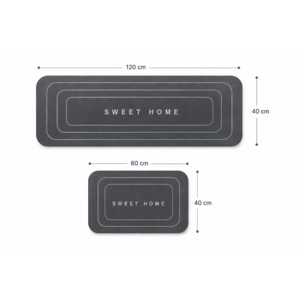Prostirka, set 2 komada (120×40 cm i 60×40 cm) - EP3221619