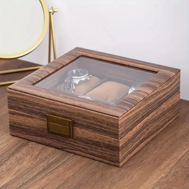 BOLZZ Kutija za satove Nat n 6, braon - BOLKUTSATN06