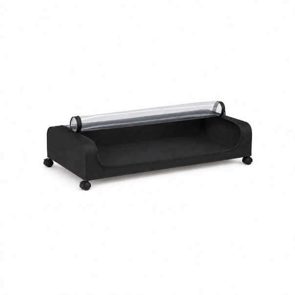 Kutija za odlaganje odeće ispod kreveta 80x40x16cm, crna - EP3282866