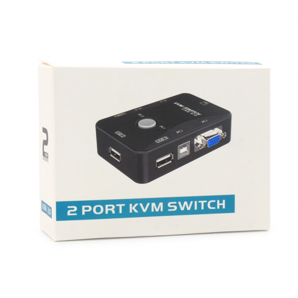 KVM switch 2 PC-a na isti monitor,miš,tastaturu JWD-SP27 bez kablova - 89529-1