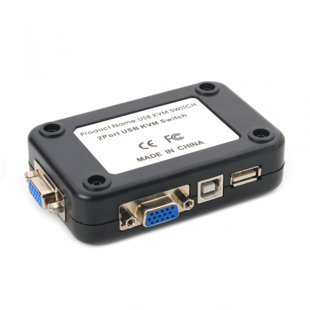 KVM switch 2 PC-a na isti monitor,miš,tastaturu JWD-SP27 bez kablova - 89529