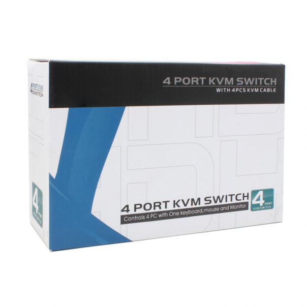 KVM switch 4 PC-a na isti monitor,miš,tastaturu JWD-SP27 - 802799