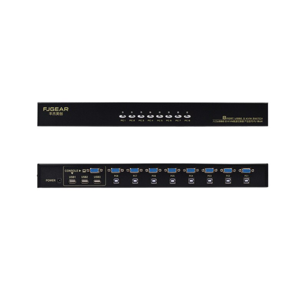 KVM switch 8 PC-a na isti monitor,miš,tastaturu JWD-SP27 - 88948