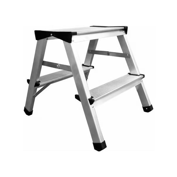 eHomeStorage Merdevine aluminijumske, dvostrane, 2 gazišta - KX2202B-LADDER