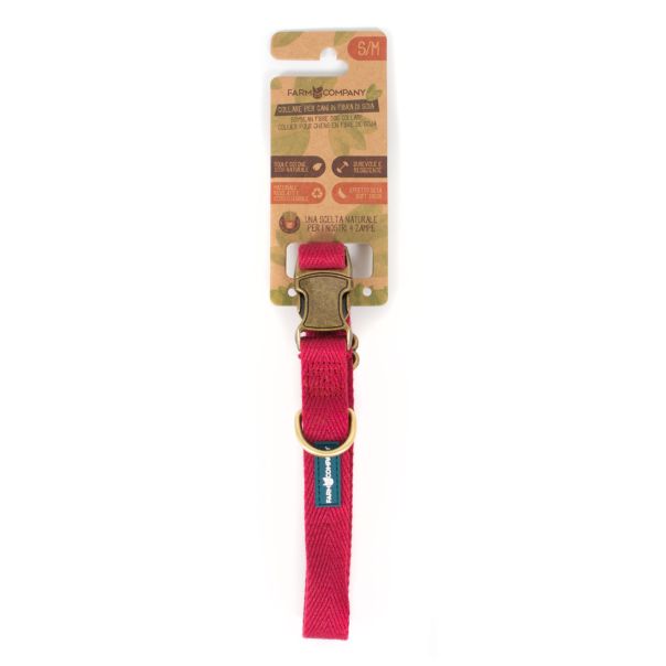 Farm Company Ogrlica za pse  Podesiva  38-60x2. 5cm  Bordo - EP3013738