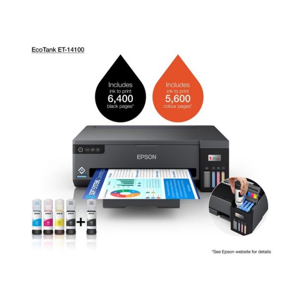 EPSON L11050 EcoTank InkJet, Color, A3+, 4800X1200, WiFi, USB - AL078293