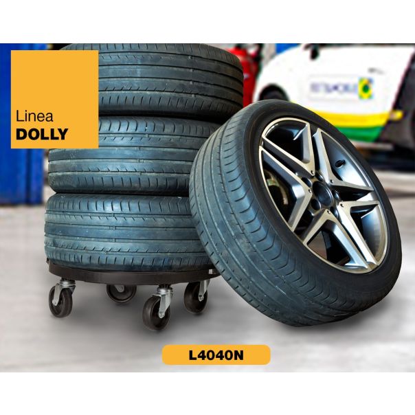 ARTPLAST Transportna platforma L4040N, 400 x 400 x 125 mm, do 275 kg nosivosti - L4040N-ART