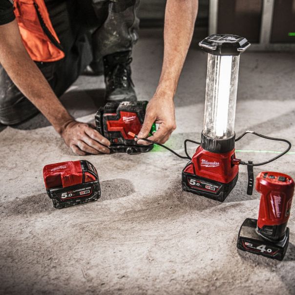 MILWAUKEE USB Punjivi 3D zeleni laser 30m - L4CLLP-301C - 4933478099