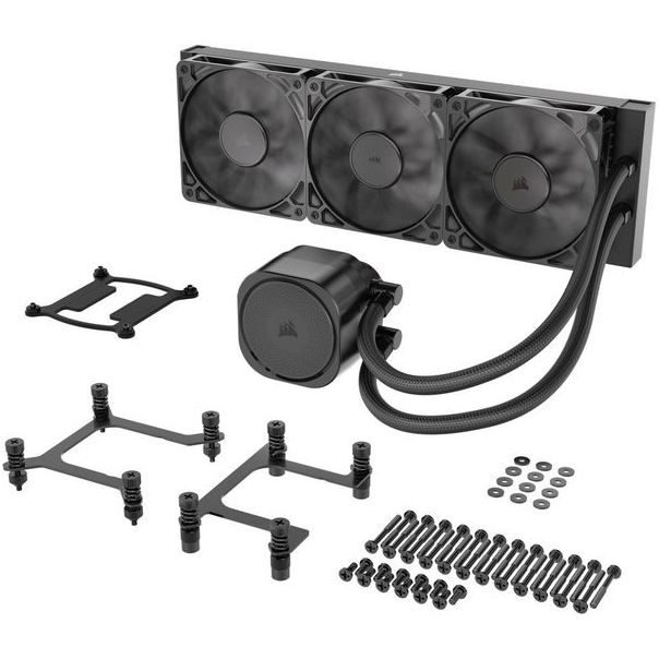 CORSAIR Kuler sa vodenim hlađenjem za CPU Nautilus 360 RS 360mm triple, crna - CW-9060089-WW