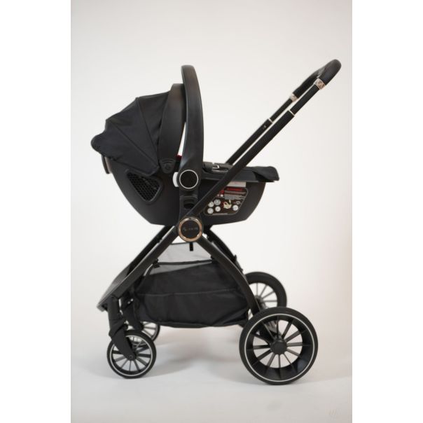 LA MAMA Kolica za bebe 3u1 Trio, crna - LMTRIOBLCK000