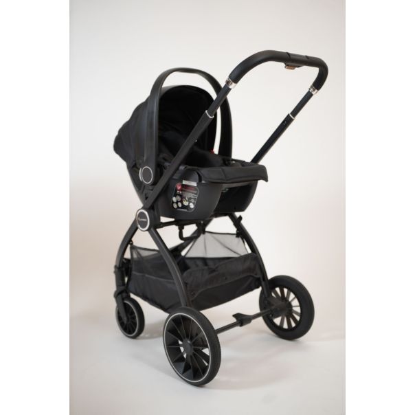 LA MAMA Kolica za bebe 3u1 Trio, crna - LMTRIOBLCK000