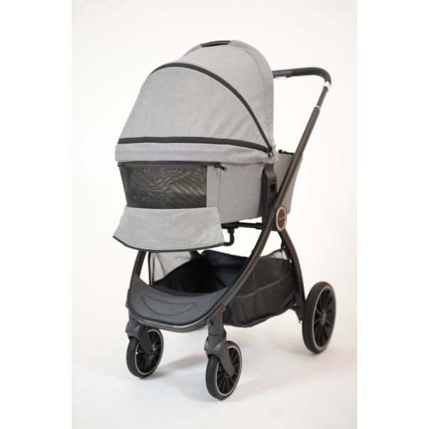 LA MAMA Kolica za bebe 3u1 Trio, siva - LMTRIOGREY000