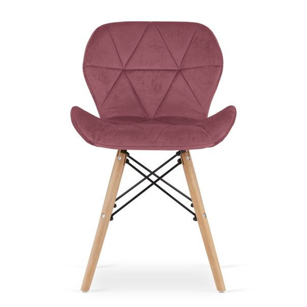 OSKAR Lago stolica od somota - set 4komada roze - EP2894095