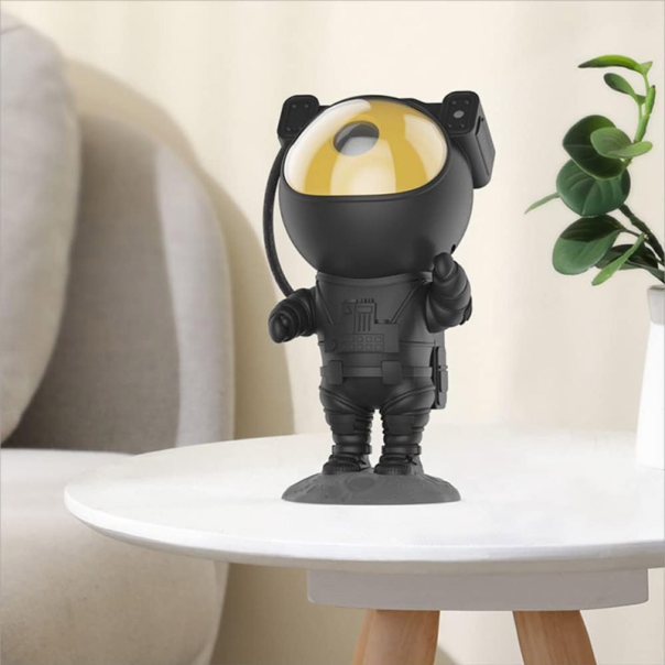 Lampa astronaut sa projektorom zvezdanog neba sa daljinskim crna - 609935