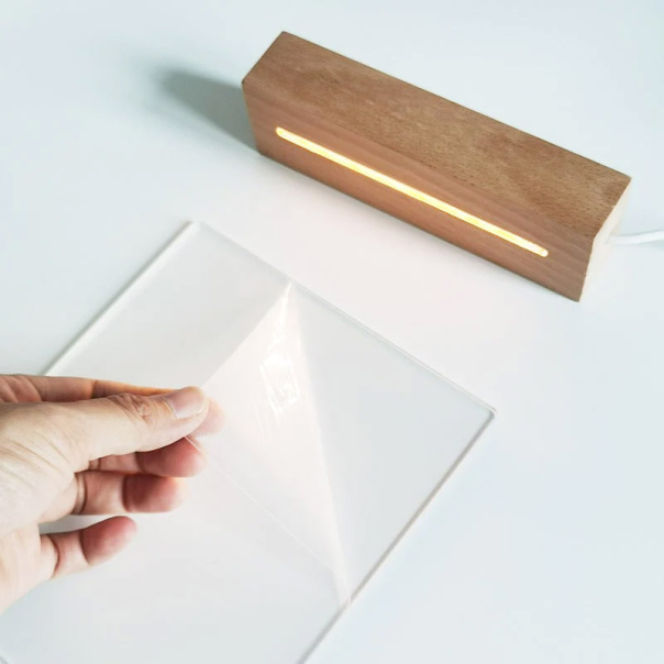 Lampa LED 3D sa olovkom kocka - 605944