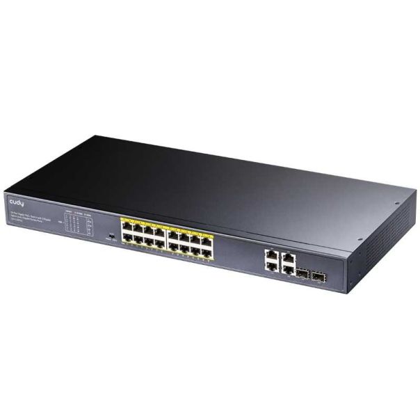 CUDY GS1020PS2 PoE+ 16port Gigabitni switch - LAN02662