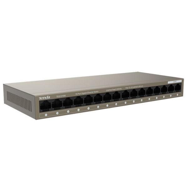 TENDA TEG1016M 16-Port Gigabit Ethernet Switch - LAN02917