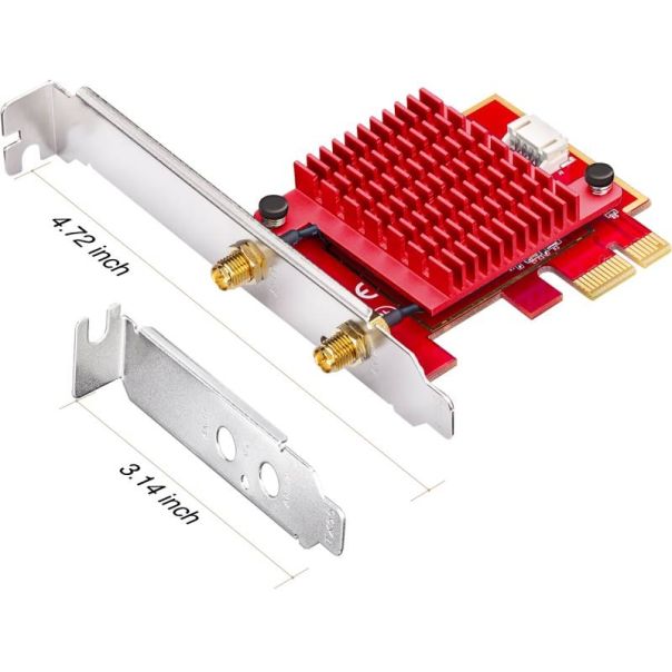 CUDY WE3000S AX5400 Tri-Band Wi-Fi 6 PCI Express Adapter mrežna karta - LAN02946