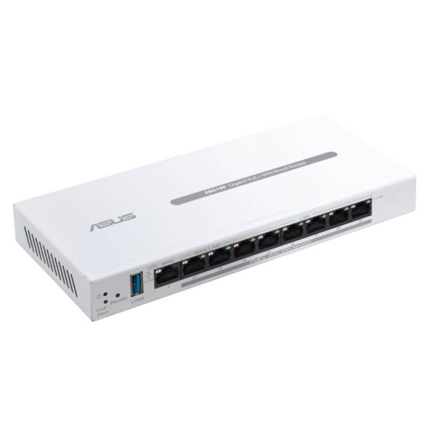 ASUS Ruter ExpertWiFi EBG19P Gigabit PoE+ VPN, bela - LAN03790