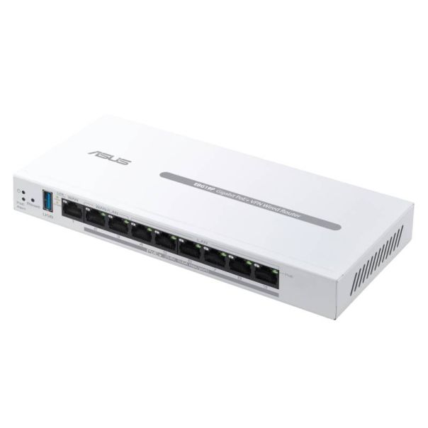 ASUS Ruter ExpertWiFi EBG19P Gigabit PoE+ VPN, bela - LAN03790