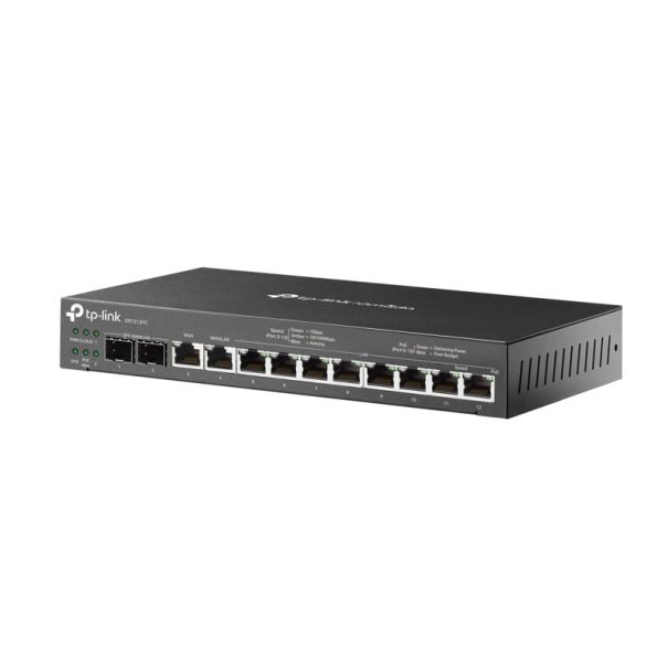 TP LINK ER7212PC 3U1 kontroler+VPN Firewall ruter+Poe switch - EP2404839