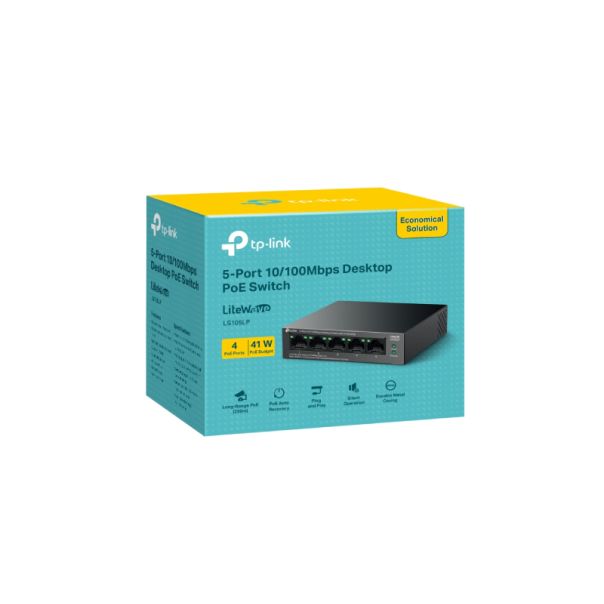 TP LINK LS105LP(UN) 5-Port 10/100Mbps Desktop Switch - EP2699769