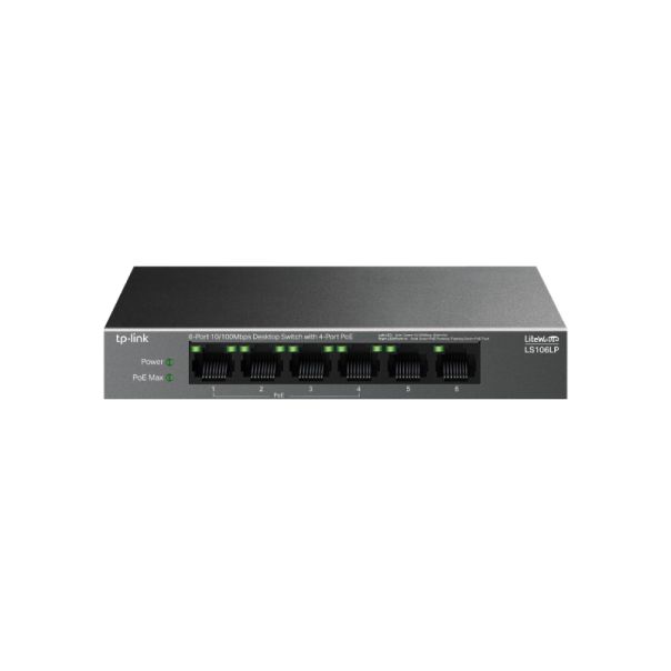 TP LINK LS106LP(UN) 6-port 10/100mbps Desktop switch - EP2699772
