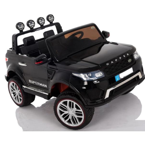 EUROBAJK Dečiji automobil na akumulator Land Rover Happer 4x4, crna - 9461