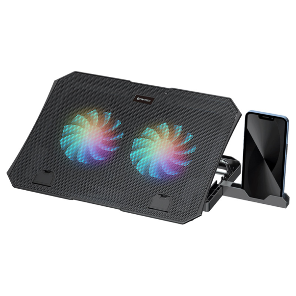 Laptop Cooler Fantech NC14 RGB crni - G220828