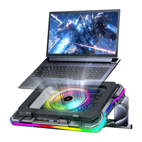 Laptop Cooler Fantech NC22 RGB crni - G221882