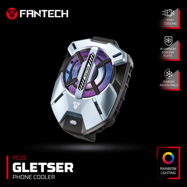 Cooler za telefon Fantech PC 10 glester RBG crni - G217309