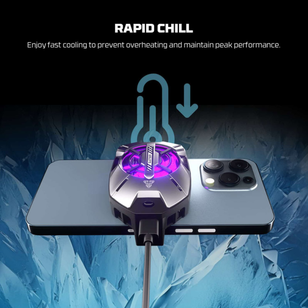 Cooler za telefon Fantech PC 10 glester RBG crni - G217309