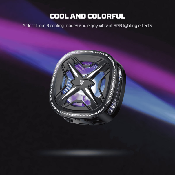 Cooler za telefon Fantech PCM10 GLESTER MAX RGB crni - G217310