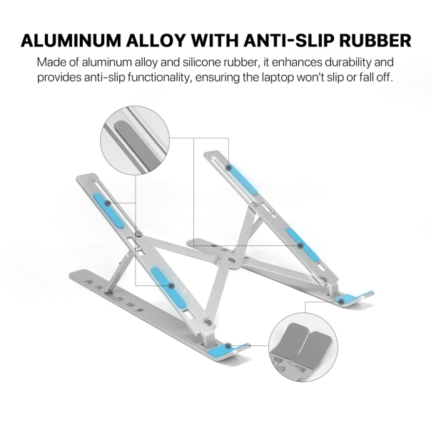 Laptop stalak Fantech NS11 srebrni - 221136-1-1-1-1-1-1-1