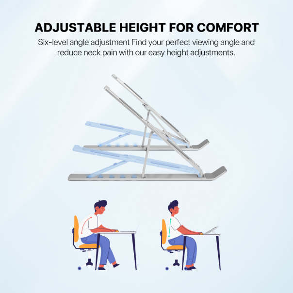 Laptop stalak Fantech NS11 srebrni - 221136-1-1-1-1-1-1-1
