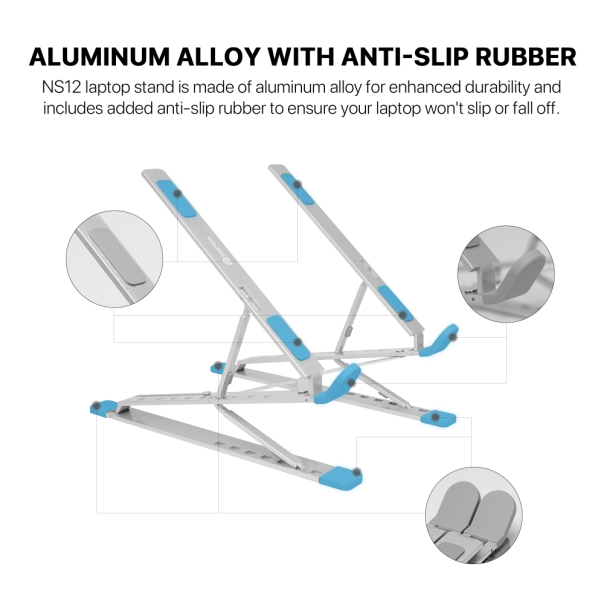 Laptop stalak Fantech NS12 srebrni - 221137-1-1-1-1-1-1-1