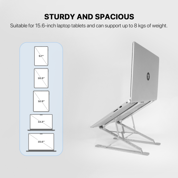 Laptop stalak Fantech NS12 srebrni - 221137-1-1-1-1-1-1-1