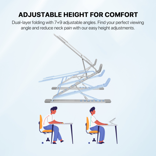Laptop stalak Fantech NS12 srebrni - 221137-1-1-1-1-1-1-1