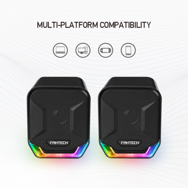 Laptop zvucnici Fantech GS202 Sonar crni - 74293-1-1-1-1-1