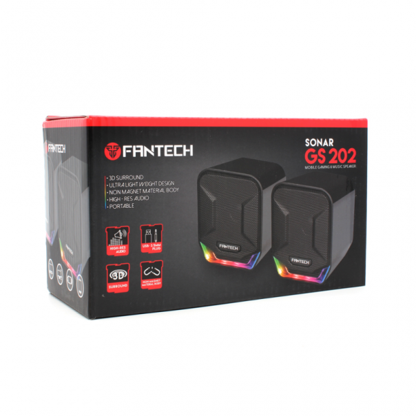 Laptop zvucnici Fantech GS202 Sonar crni - 74293-1-1-1-1-1