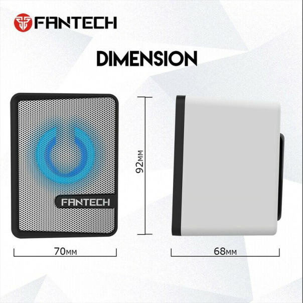 Laptop zvucnici Fantech GS203 Beat beli - 77921-1-1-1-1-1