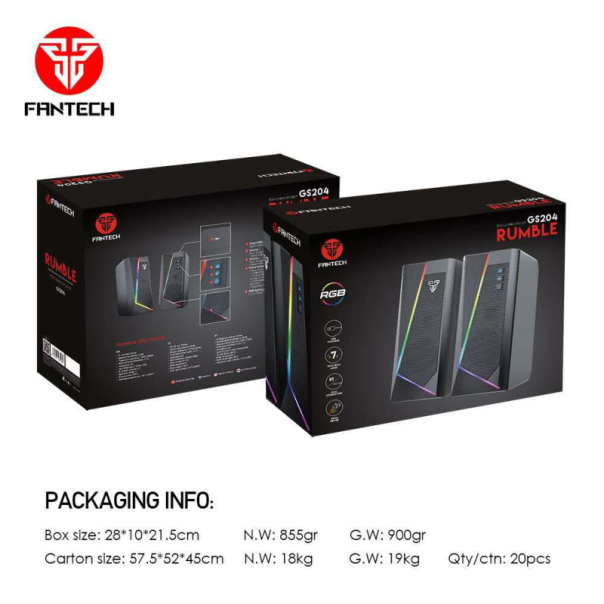Laptop zvucnici Fantech GS204 Rumble crni - 88426-1-1-1