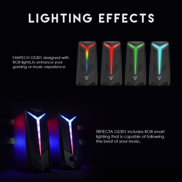 Laptop zvucnici Fantech GS301 Trifecta crni - 92137-1-1-1