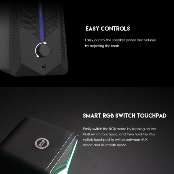 Laptop zvucnici Fantech GS301 Trifecta crni - 92137-1-1-1