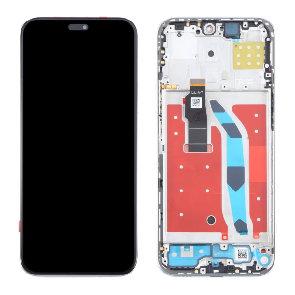 LCD za Honor X8b/ Honor 200 Lite + touch screen srebrni SA OKVIROM (OLED) FULL ORG (China) - E3616